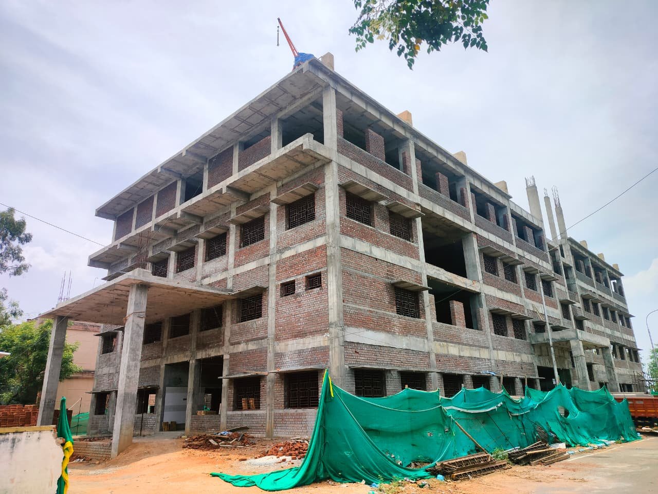 Construction of 50 Bedded Critical care Block in Government Medical College Hospital Campus at Theni | KMC Construction Company, Civil Contractor Theni, Tamil Nadu
