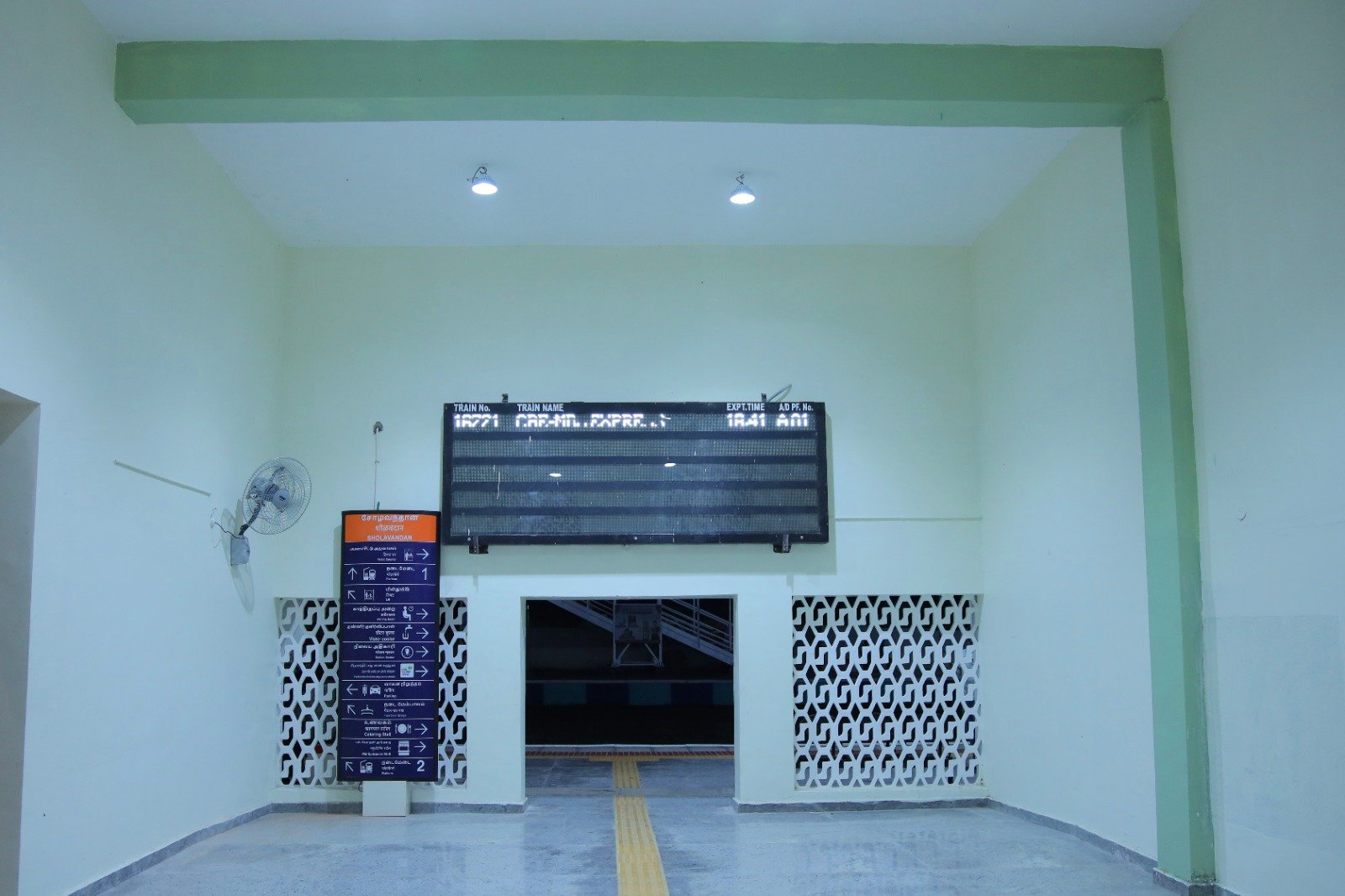 Improvements to circulating area,Station buildings, facade and platform of :SHOLAVANTHAN" Railwy station of Madurai Division under "AMRIT BHARAT STATION SCHEME" | KMC Construction Company, Civil Contractor Theni, Tamil Nadu