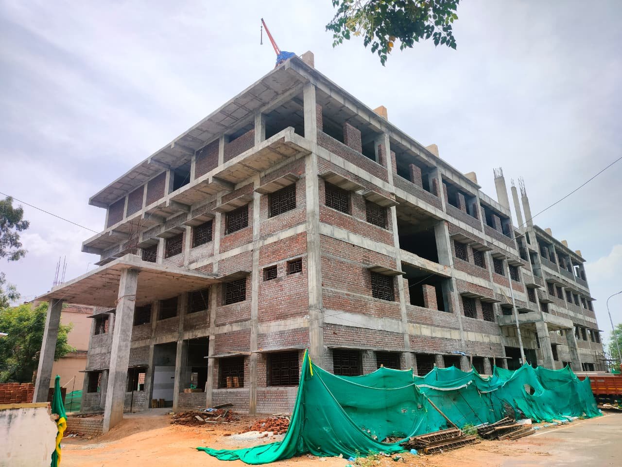 Construction of 50 Bedded Critical care Block in Government Medical College Hospital Campus at Theni | KMC Construction Company, Civil Contractor Theni, Tamil Nadu