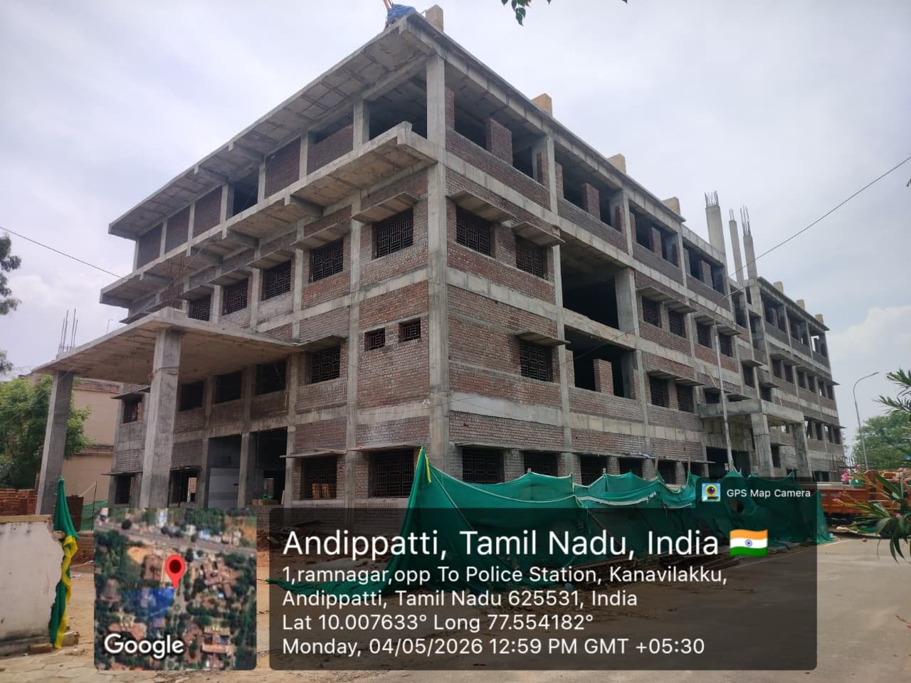 Construction of 50 Bedded Critical care Block in Government Medical College Hospital Campus at Theni | KMC Construction Company, Civil Contractor Theni, Tamil Nadu