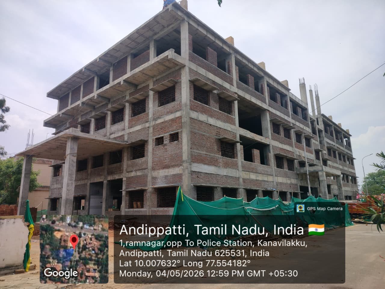 Construction of 50 Bedded Critical care Block in Government Medical College Hospital Campus at Theni | KMC Construction Company, Civil Contractor Theni, Tamil Nadu