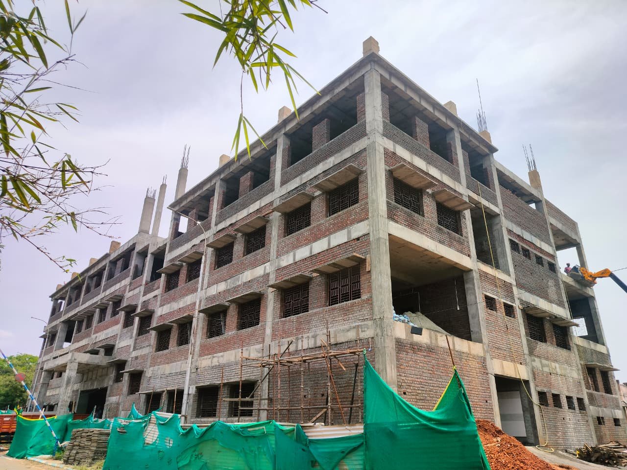 Construction of 50 Bedded Critical care Block in Government Medical College Hospital Campus at Theni | KMC Construction Company, Civil Contractor Theni, Tamil Nadu