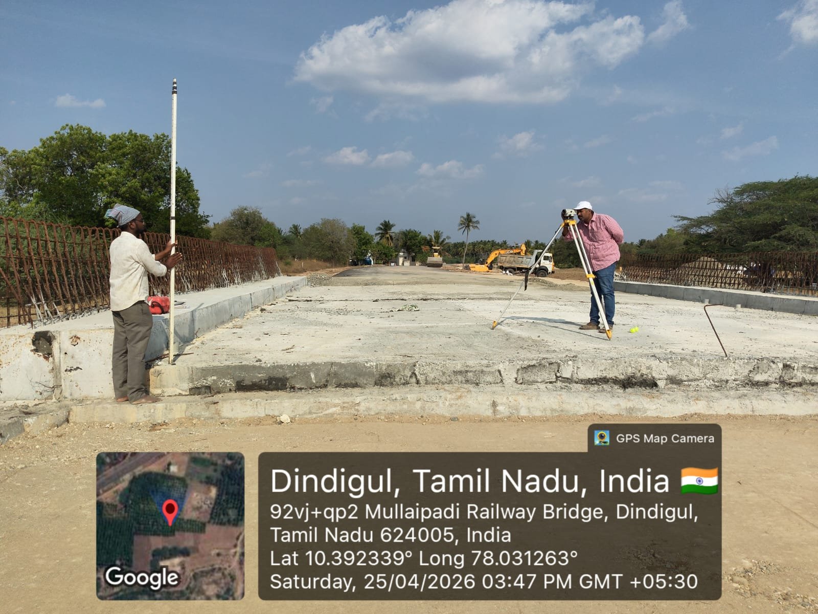 Construction of ROB at Km1/2 of Dindigul bypass at railway KM 425/900- 426/100 in between Thamarapadi (TMP) and Dindigul (DG) railway station in the main work of formation of bypass road to Dindigul town at KM 0/0-2/8 (Phase-1) | KMC Construction Company, Civil Contractor Theni, Tamil Nadu