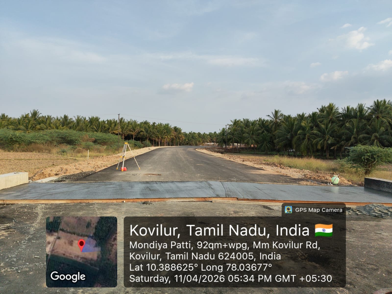 Construction of ROB at Km1/2 of Dindigul bypass at railway KM 425/900- 426/100 in between Thamarapadi (TMP) and Dindigul (DG) railway station in the main work of formation of bypass road to Dindigul town at KM 0/0-2/8 (Phase-1) | KMC Construction Company, Civil Contractor Theni, Tamil Nadu