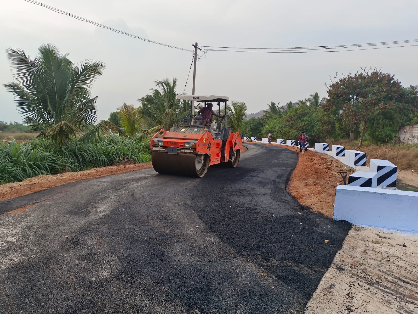 Upgradation of Road T.Bomminayakanpatti - T.Subbulapuram - DRDA | KMC Construction Company, Civil Contractor Theni, Tamil Nadu